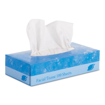 GEN Facial Tissue,  2-ply, White, Flat Box, 100 Sheets-box, 30 Boxes-carton freeshipping - TVN Wholesale